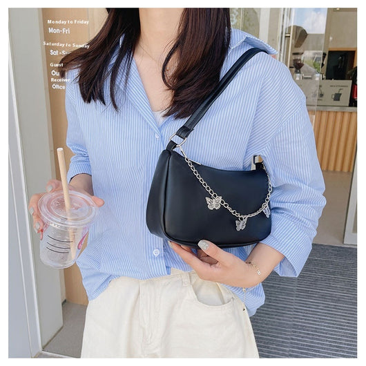 Bolso Bandolera Mariposa con Cadena - Cartera Versátil Comodidad Diaria - Image 29