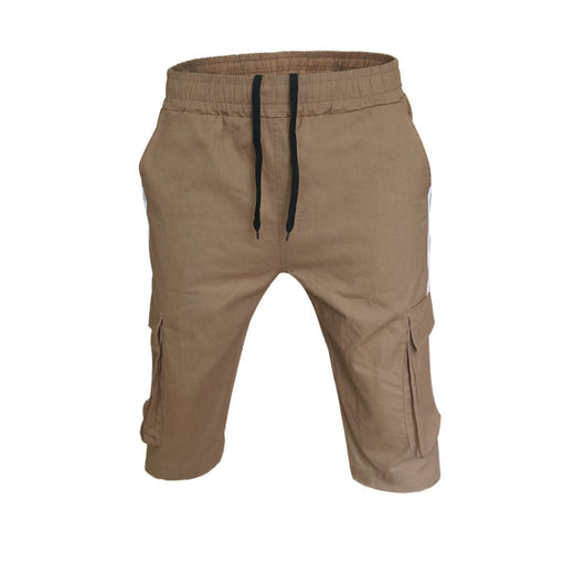 Shorts Hip-hop Casual Cintura Media Rayas Bloques de Color - Image 4