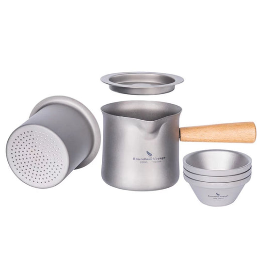 Taza de Té Titanio Puro con Colador Integrado y Asa Larga - Image 5
