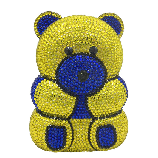 Bolso de Fiesta con Diseño de Osito y Cristales Brillantes - Image 10