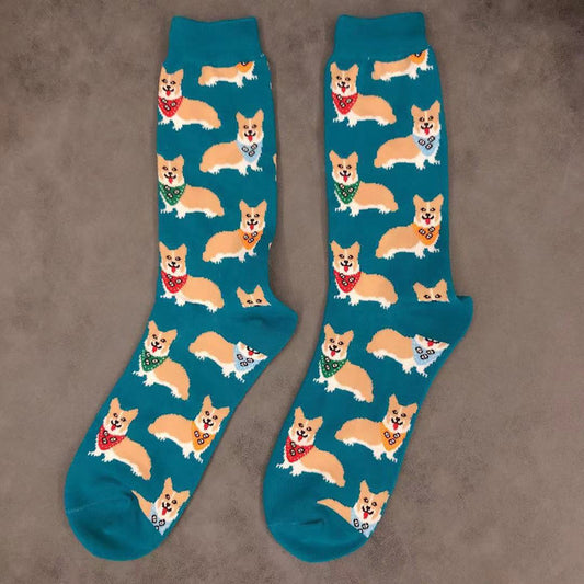 Calcetines Medianos Corgi 3D con Diseño de Trasero Adorable - Image 2