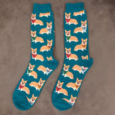 Calcetines Medianos Corgi 3D con Diseño de Trasero Adorable - Image 2