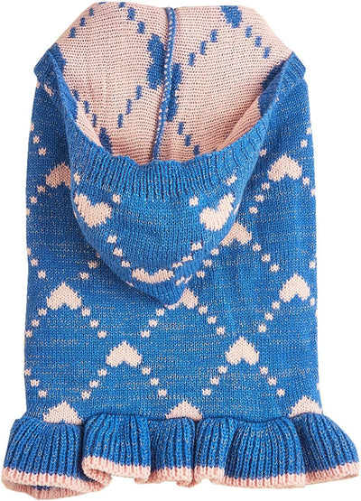 Suéter Hoodie para Perros Pequeños - Abrigo Invierno Tejido con Corazón - Image 13