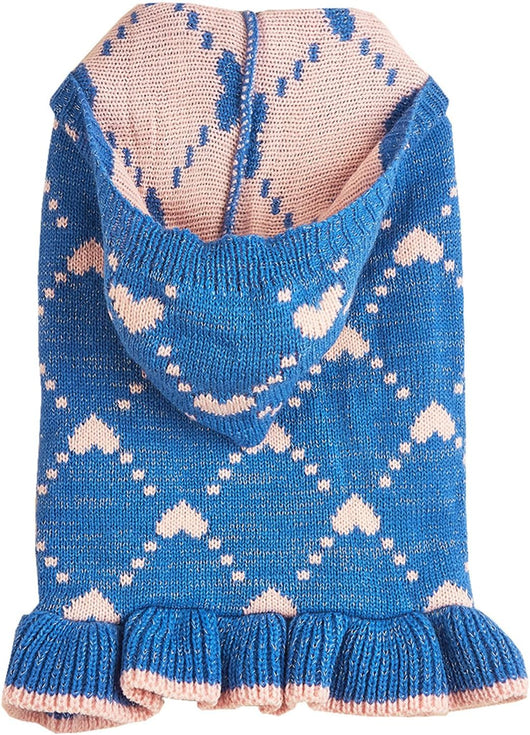 Suéter Hoodie para Perros Pequeños - Abrigo Invierno Tejido con Corazón - Image 13