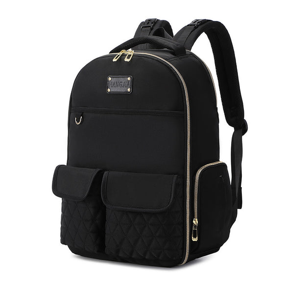 Mochila Pañalera de Gran Capacidad con Múltiples Bolsillos
