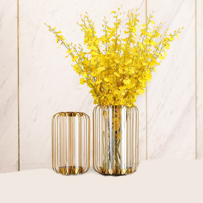 Jarrón Decorativo de Lujo con Flores Secas Simuladas para Sala de Estar - Image 10