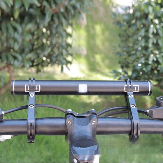 Portaequipaje Trasero Aluminio 20cm con Batería USB Recargable Desmontable