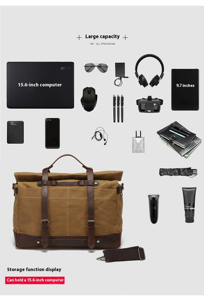 Bolsa Bandolera de Lona Unisex - Estilo Casual y Versátil - Image 9