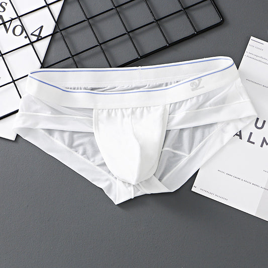 Shorts de Seda de Hielo Triangular para Hombre
