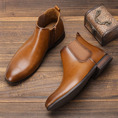 Botas Chelsea Talla Grande para Hombre - Diseño Clásico en Madera Natural - Image 25