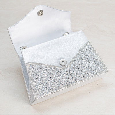 Bolso de Banquete Retro Europeo con Incrustaciones de Diamantes - Elegancia de Lujo - Image 10