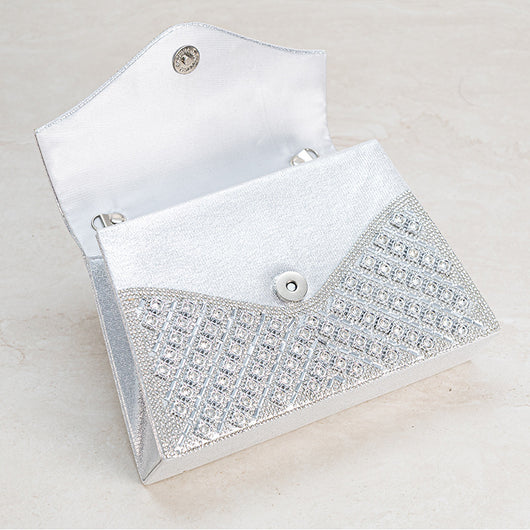 Bolso de Banquete Retro Europeo con Incrustaciones de Diamantes - Elegancia de Lujo - Image 10