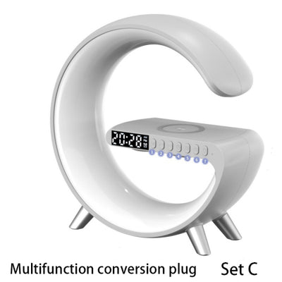 Lámpara LED Inteligente G con Altavoz Bluetooth, Cargador Inalámbrico y Control por App - Image 18