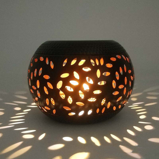 Lámpara Solar de Hierro Forjado para Jardín - Iluminación Decorativa Exterior - Image 4