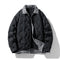 Quilted Jacket with Baseball Collar and Scottish Details