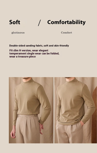 Suéter Cuello Alto Elástico Térmico para Desplazamientos - Image 12