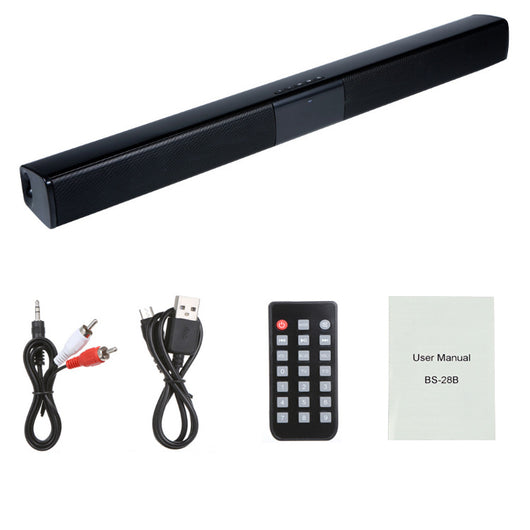 Barra de Sonido Bluetooth 20W con Subwoofer, Radio FM y Conectividad Inalámbrica - Image 7