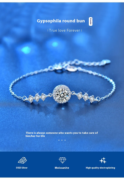 Pulsera de Moissanita Estrellada Minimalista para Mujer - Image 6