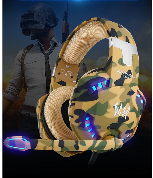 Auriculares Gaming Camuflaje Profesional - Image 8