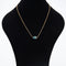Natural Stone Crystal Ore Pendant Necklace Azul crystal