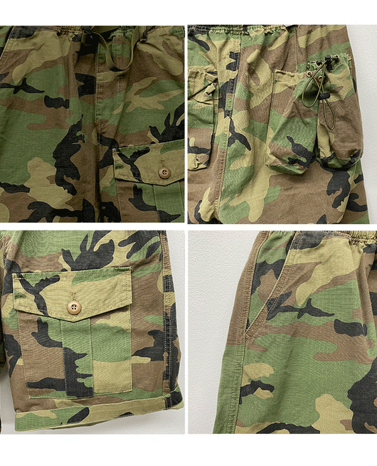 Pantalones Cortos Cargo de Algodón Sueltos y Ligeros para Hombre - Image 10