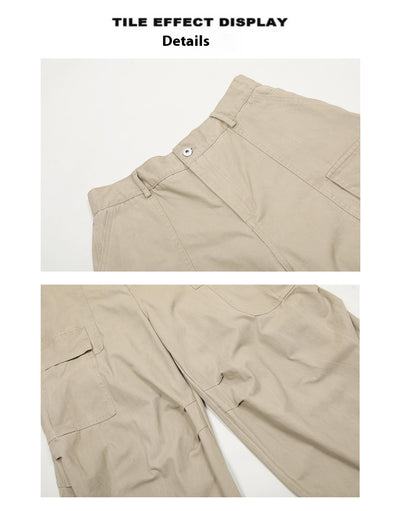 Pantalones Cargo Holgados para Mujer con Bolsillos Múltiples - Image 12