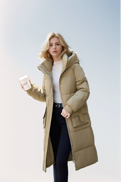 Abrigo de Algodón Grueso Overknee Suelto Premium para Invierno - Image 21