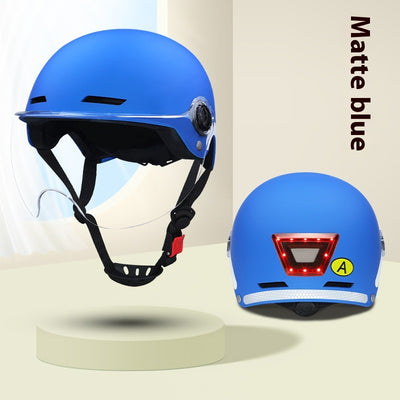 Casco Inteligente con Bluetooth, Control por Voz y Luz de Alerta - Image 2