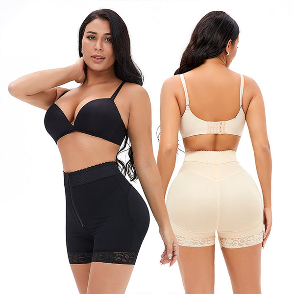 Pantalones Postparto Reductores Talla Grande con Cierre en Cintura