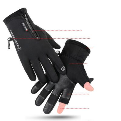 Guantes de Pesca Deportivos Reforzados de Dos Dedos - Image 3