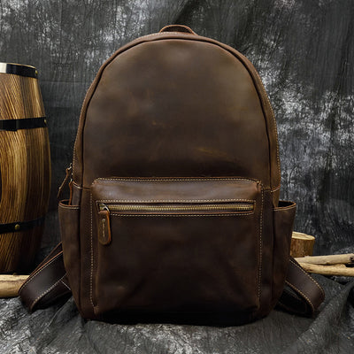Mochila de Cuero para Hombre - Viajes y Negocios - Image 8