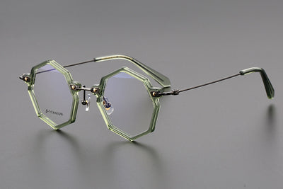 Gafas Retro Ultraligeras de Titanio Puro con Lentes para Miopía - Image 24