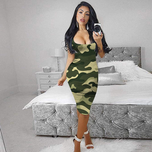 Vestido Largo Elástico Ajustado sin Espalda con Tirantes para Dama - Image 17