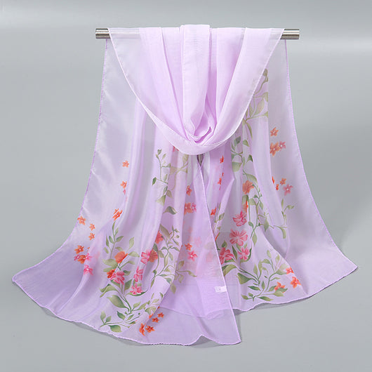 Pañuelo de Seda Chiffon Elegante para Mujer - Image 14
