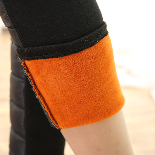 Pantalones de Algodón Talla Grande para Mujer con Cintura Elástica - Invierno - Image 5