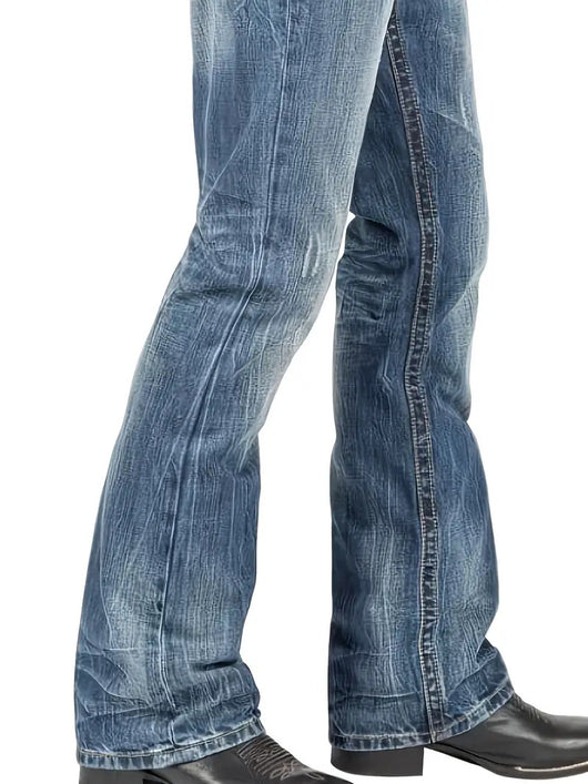 Jeans Rectos de Estilo Urbano para Hombre - Image 9
