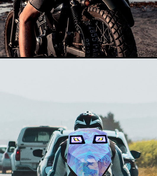 Casco Moto LED Personalizable Impermeable con Patrón Luminoso - Image 20
