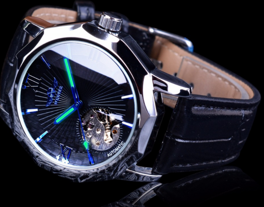 Reloj Automático Hollow Men's - Mecanismo de Precisión - Image 16