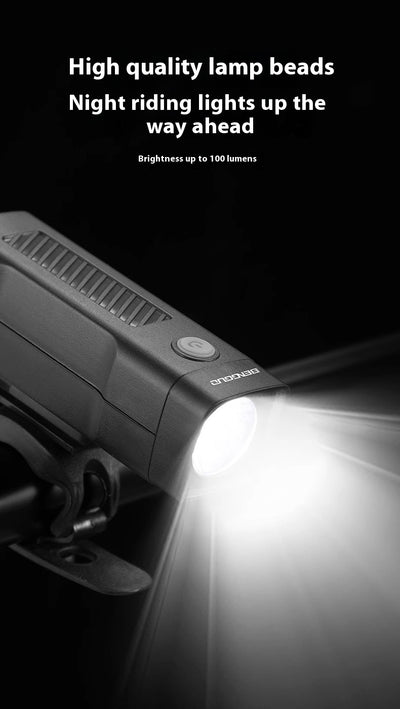 Luz Frontal LED USB Recargable para Bicicleta - Iluminación Nocturna de Seguridad - Image 8