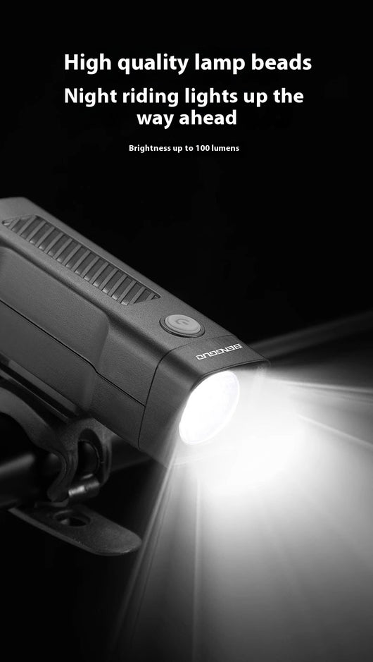 Luz Frontal LED USB Recargable para Bicicleta - Iluminación Nocturna de Seguridad - Image 8