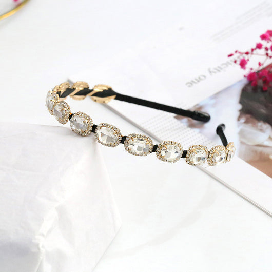 Diadema Fina con Diamantes de Cristal Brillante - Image 11
