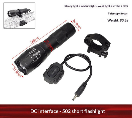 Linterna Táctica de Aleación de Aluminio con Zoom y Luz de Alta Intensidad - Image 16