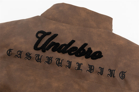 Chamarra Acolchada de Algodón con Letras Bordadas para Hombre - Image 18