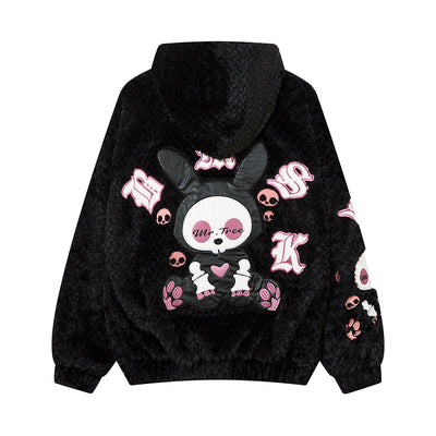 Chaqueta de Cordero Acolchada con Bordados Infantiles y Cierre de Cremallera - Image 17