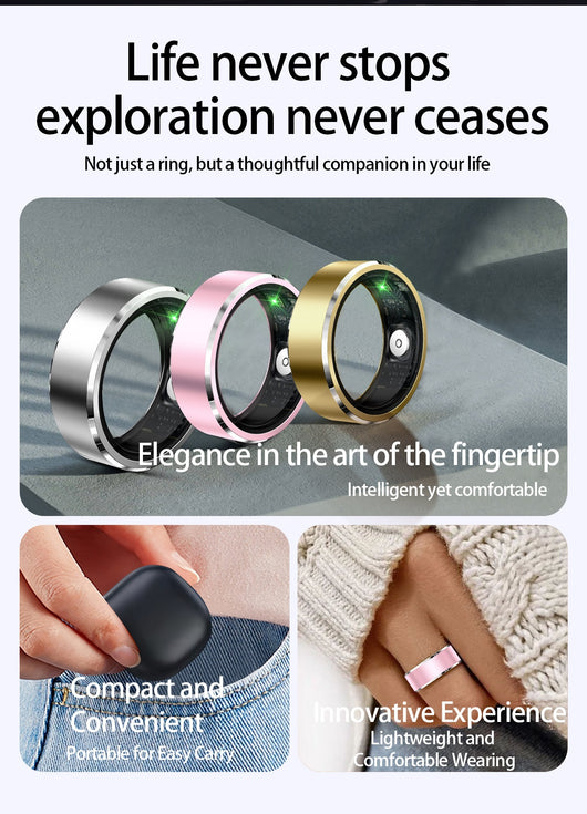 Anillo Inteligente Deportivo con Monitor de Frecuencia Cardíaca y Oxígeno - Image 19