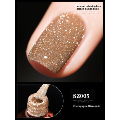 Esmalte de Uñas Diamante Disco 18 Colores - Brillo Súper Intenso - Image 9