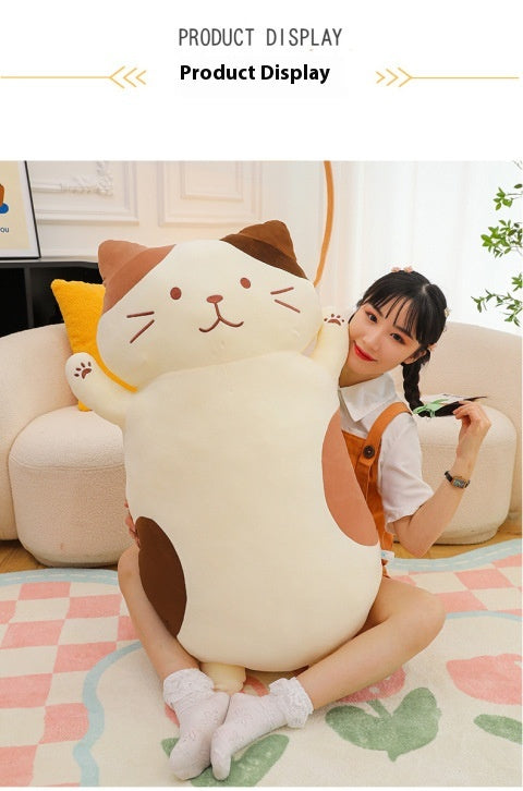 Peluche Gato de Queso Gigante - Almohada Suave para Dormir - Image 14