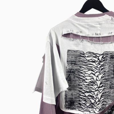 Conjunto Artístico de Dos Piezas con Mangas Largas Efecto Desgastado - Image 2
