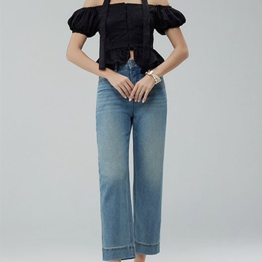 Jeans Mujer Azul Claro Primavera