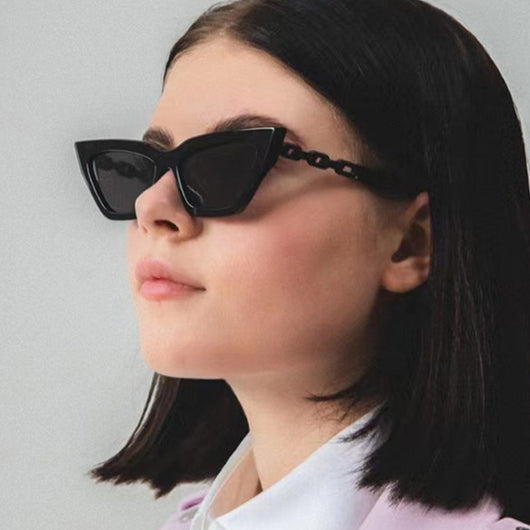 Gafas de Sol Cat Eye con Cadena para Mujer - Image 11